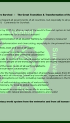 Global Alliance Pro Survival - Consensus